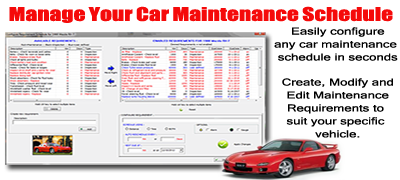 Manage your Car Maintenance Schedule