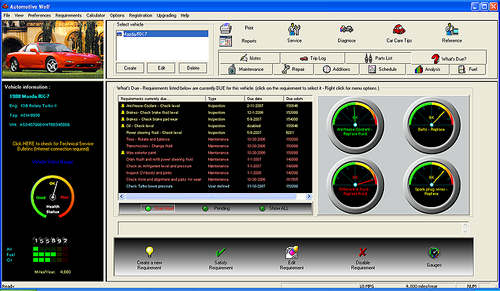Automotive Wolf Car Care Software 4.543 full